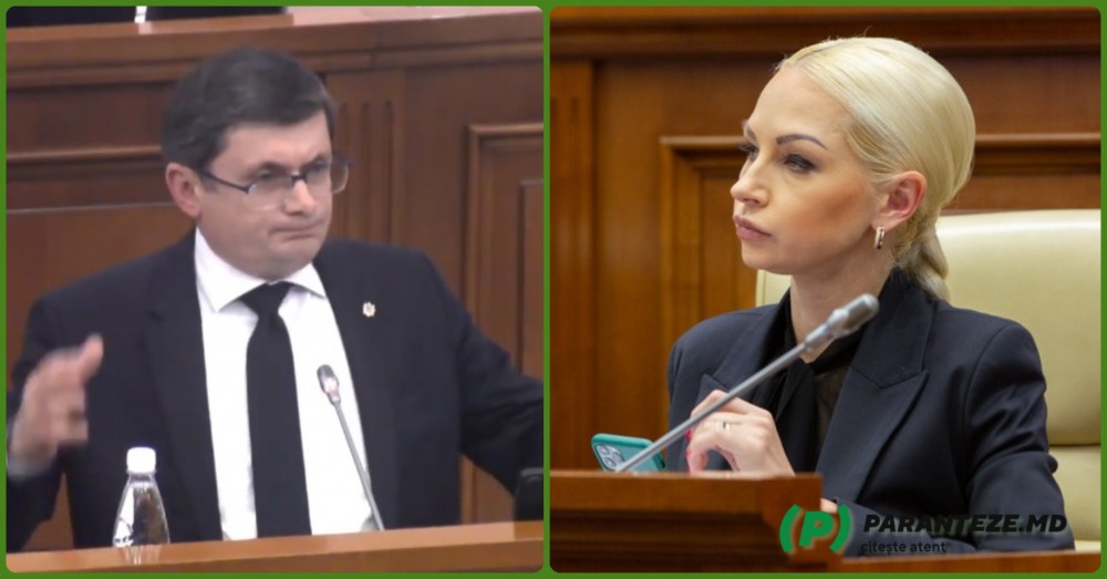 Grosu i-a deconecta microfonul Marinei Tauber când îndemna deputații să susțină moțiunea de cenzură împotriva Guvernului Gavriliță